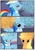 Size: 1741x2500 | Tagged: safe, artist:pyruvate, applejack, rainbow dash, earth pony, pegasus, pony, comic:the usual, g4, bedroom eyes, blushing, comic, female, lesbian, ship:appledash, shipping, spa pony rainbow dash, tsunderainbow, tsundere