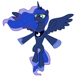 Size: 5000x5000 | Tagged: safe, artist:somepony, princess luna, pony, g4, luna eclipsed, absurd resolution, female, flying, simple background, solo, transparent background, vector