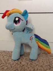 Size: 720x960 | Tagged: safe, artist:obsessedconanfan, rainbow dash, pony, g4, irl, modified, photo, plushie, solo