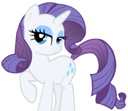 Size: 4000x3495 | Tagged: safe, artist:somepony, rarity, pony, unicorn, g4, female, horn, intro, mare, simple background, solo, transparent background, vector