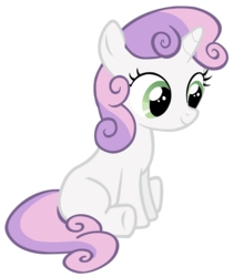 Size: 1500x1776 | Tagged: safe, artist:purplefairy456, sweetie belle, pony, unicorn, g4, female, filly, simple background, solo, transparent background, vector