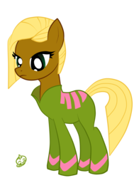 Size: 1280x1692 | Tagged: safe, artist:lilmandarin, elsie, pretty vision, earth pony, pony, g4, elise, female, mare, simple background, solo, transparent background