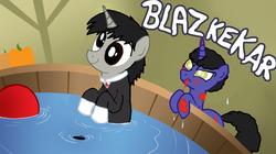 Size: 900x503 | Tagged: safe, oc, blazky, ponified