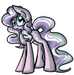Size: 458x466 | Tagged: safe, artist:blue-spring, diamond tiara, earth pony, pony, g4, female, simple background, solo, transparent background