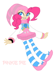 Size: 900x1226 | Tagged: dead source, safe, artist:jaquelindreamz, pinkie pie, g4, crossover, nightmaren, nights, nights into dreams