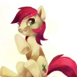 Size: 500x500 | Tagged: safe, artist:cuppae, roseluck, earth pony, pony, g4, female, mare, solo
