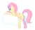 Size: 1500x1300 | Tagged: safe, artist:mcsadat, fluttershy, pony, g4, butt, cloud, female, plot, simple background, solo, transparent background, vector