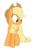 Size: 6864x10000 | Tagged: safe, artist:proenix, applejack, g4, absurd resolution, simple background, transparent background, vector