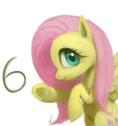 Size: 780x830 | Tagged: safe, artist:grissaecrim, fluttershy, pony, g4, countdown to season 3, female, hind legs, legs together, solo