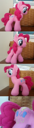 Size: 2603x9655 | Tagged: safe, artist:mintystitch, pinkie pie, earth pony, pony, g4, irl, photo, plushie, solo