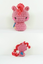 Size: 2000x3008 | Tagged: safe, artist:milliemouse579, pinkie pie, earth pony, pony, g4, amigurumi, crochet, irl, photo, plushie, solo