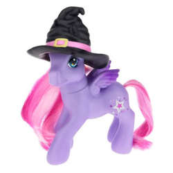 Size: 320x320 | Tagged: safe, starsong, g3, hat, irl, photo, simple background, toy, white background, witch hat