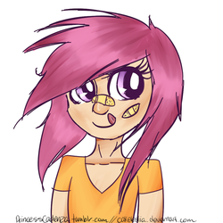 Size: 900x900 | Tagged: safe, artist:princesscadenza, scootaloo, human, g4, humanized