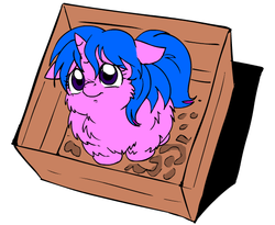 Size: 550x450 | Tagged: safe, artist:halonut, artist:marcusmaximus, fluffy pony, colored, hugbox, poop