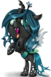 Size: 1600x2400 | Tagged: safe, artist:wolfdashacatmira, queen chrysalis, changeling, changeling queen, nymph, g4, crown, cute, cutealis, female, filly, jewelry, regalia, simple background, solo, transparent background