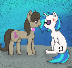 Size: 788x740 | Tagged: safe, artist:wafflekitten1020, dj pon-3, octavia melody, vinyl scratch, g4