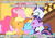 Size: 625x435 | Tagged: safe, edit, edited screencap, screencap, applejack, fluttershy, pinkie pie, rainbow dash, rarity, twilight sparkle, g4, brony, group hug, hug, image macro, mane six