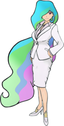 Size: 513x1000 | Tagged: safe, artist:assiel, princess celestia, human, g4, clothes, female, high heels, humanized, president, president celestia, shoes, simple background, solo, transparent background