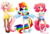 Size: 1087x750 | Tagged: safe, artist:sandrathachao, fluttershy, pinkie pie, rainbow dash, human, g4, humanized, tailed humanization, winged humanization