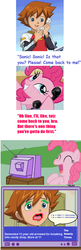 Size: 565x1741 | Tagged: safe, pinkie pie, earth pony, pony, g4, chris thorndyke, context-added tv meme, exploitable meme, meme, photoshop, sonic the hedgehog (series), sonic x, trolling, tv meme