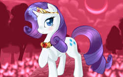 Size: 1280x800 | Tagged: safe, artist:blossomppg, rarity, pony, g4, female, solo