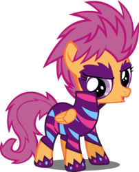 Size: 1133x1400 | Tagged: safe, artist:alexstrazse, scootaloo, g4, simple background, transparent background, vector