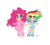 Size: 900x806 | Tagged: safe, artist:nervoix, pinkie pie, rainbow dash, human, g4, chibi, humanized