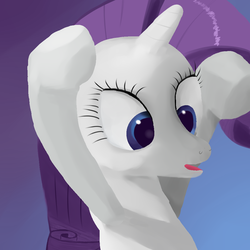 Size: 1024x1024 | Tagged: safe, artist:drakmire, rarity, pony, g4, solo