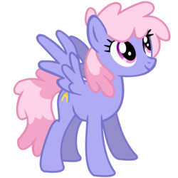 Size: 2000x2000 | Tagged: safe, artist:longsummer, rainbowshine, pegasus, pony, g4, sonic rainboom (episode), background pony, female, looking up, mare, simple background, solo, standing, transparent background, vector