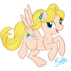 Size: 1080x1080 | Tagged: dead source, safe, artist:eien-no-melody, alicorn, pony, female, mare, open mouth, ponified, simple background, solo, spread wings, the powerpuff girls, transparent background, wings