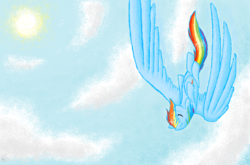 Size: 923x608 | Tagged: safe, artist:o-the-lawyer, rainbow dash, g4, ms paint