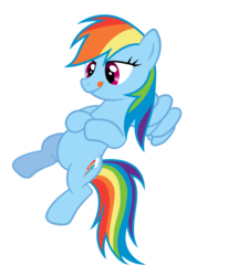 Size: 812x986 | Tagged: safe, artist:proenix, rainbow dash, pony, g4, mmmystery on the friendship express, .svg available, bellyrubs, female, simple background, solo, svg, tongue out, transparent background, vector