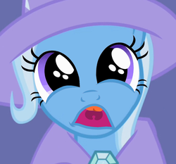 Size: 505x471 | Tagged: safe, trixie, pony, g4, inverted mouth