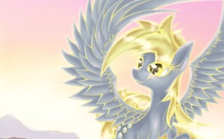 Size: 1920x1200 | Tagged: safe, artist:lightf4lls, derpy hooves, pegasus, pony, g4, female, mare, wallpaper