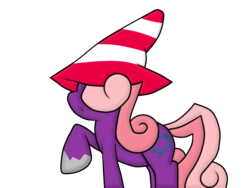 Size: 2048x1536 | Tagged: safe, artist:theunsespectedbrony, earth pony, pony, nintendo, paper mario, paper mario: the thousand year door, ponified, simple background, solo, super mario bros., transparent background, vivian (paper mario)