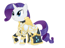 Size: 3324x2492 | Tagged: safe, artist:starbolt-81, rarity, pony, unicorn, g4, armor, armorarity, crossover, female, horn, mare, simple background, solo, transparent background, warcraft, world of warcraft