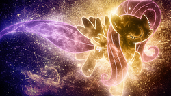 Size: 1024x576 | Tagged: dead source, safe, artist:tzolkine, fluttershy, g4, wallpaper