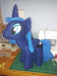 Size: 2448x3264 | Tagged: safe, artist:steen85, princess luna, pony, g4, irl, photo, plushie, solo