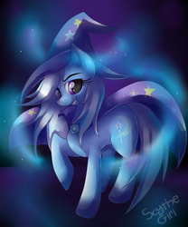 Size: 1000x1200 | Tagged: safe, artist:scythegirl, trixie, g4, smiling