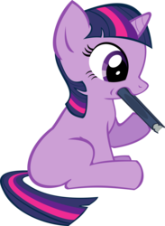 Size: 6660x9111 | Tagged: safe, artist:madhuvati, twilight sparkle, g4, absurd resolution, filly, simple background, transparent background, vector, young