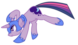 Size: 1094x634 | Tagged: safe, artist:nun2artzy, twilight sparkle, pony, g4, female, nightmare twilight, nightmarified, simple background, solo, transparent background