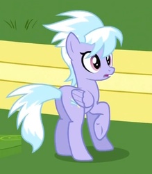 Size: 455x520 | Tagged: safe, screencap, cloudchaser, pegasus, pony, g4, butt, cropped, female, mare, plot