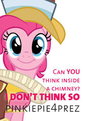 Size: 595x842 | Tagged: safe, pinkie pie, equestria daily, g4, presidential elections 2012