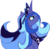 Size: 1730x1694 | Tagged: safe, artist:nekosammsi, princess luna, alicorn, pony, g4, alternate design, alternate hairstyle, crown, female, jewelry, mare, peytral, regalia, simple background, solo, transparent background