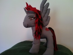 Size: 640x480 | Tagged: safe, artist:defeatedtennesserose, princess celestia, g4, corrupted, corrupted celestia, doll, evil, evilestia, irl, photo, plushie, toy