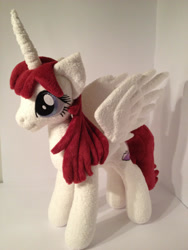 Size: 2121x2828 | Tagged: safe, artist:valio99999, oc, oc only, oc:fausticorn, alicorn, pony, doll, irl, lauren faust, photo, plushie, solo, toy