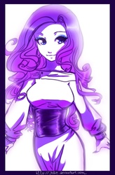 Size: 550x840 | Tagged: safe, artist:yulle, rarity, human, g4, female, humanized, solo