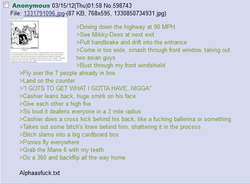 Size: 554x407 | Tagged: safe, /mlp/, 4chan, 4chan screencap, awesome, greentext, imageboard, mane six, mcdonald's, meta, text, thread