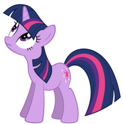 Size: 7964x8000 | Tagged: safe, artist:proenix, twilight sparkle, pony, unicorn, g4, the ticket master, absurd resolution, female, mare, simple background, solo, transparent background, unicorn twilight, vector