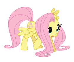 Size: 2500x2093 | Tagged: safe, artist:korikian, fluttershy, pegasus, pony, g4, female, mare, simple background, solo, transparent background, vector